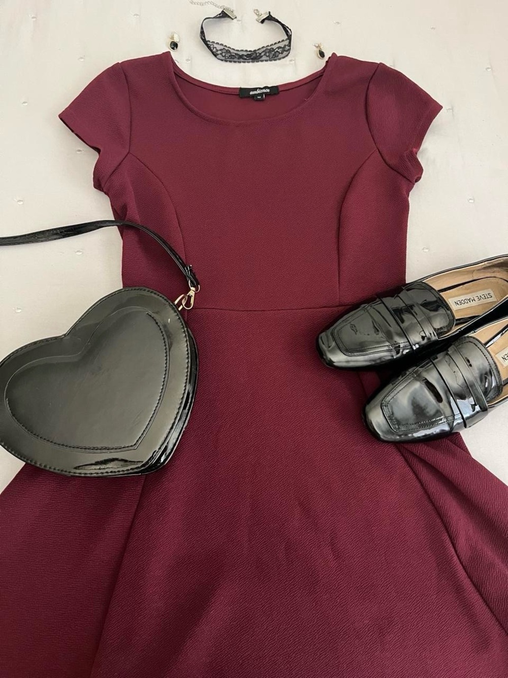 Burgundy Mini Dress ❤️